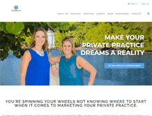 Tablet Screenshot of privatepracticestartup.com